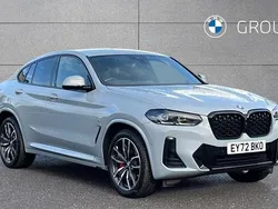 Grey Used 2022 BMW X4 M Sport SUV | £36,450 (Fair price)