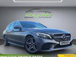 Grey Used 2019 Mercedes C200 AMG line Estate | £12,485 (Fair price)