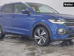 Blue Used 2021 VW T-Cross R-line SUV | £19,295 (Fair price)