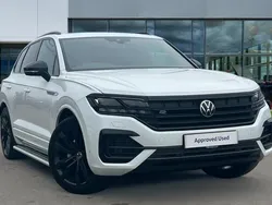 Pure white Used 2022 VW Touareg Black Edition SUV | £41,292 (Good price)