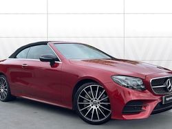 Designo hyacinth red metallic Used 2019 Mercedes E350 AMG line Cabriolet | £26,971 (Fair price)