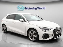 White Used 2022 Audi A3 Sportback S-Line Hatchback | £20,300 (Fair price)
