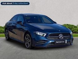 Blue Used 2022 Mercedes A200 AMG Line Premium Sedan | £21,749 (Fair price)