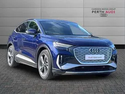 Blue Used 2025 Audi Q4 Sportback e-tron S-Line SUV | £39,995 (Fair price)