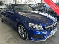 Blue Used 2017 Mercedes C250 AMG line Cabriolet | £14,995 (Fair price)