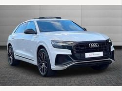White Used 2021 Audi Q8 Comfort SUV | £38,995 (Fair price)