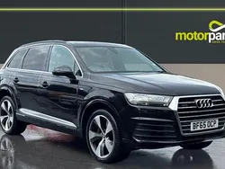 Brilliant black gloss Used 2015 Audi Q7 S-Line SUV | £18,500 (Fair price)