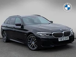 Black Used 2022 BMW 530e M Sport Estate | £26,814 (Fair price)