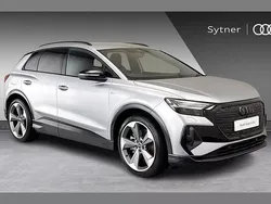 Silver Used 2024 Audi Q4 e-tron Black Edition SUV | £37,750 (Fair price)