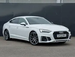 White Used 2022 Audi A5 S-Line Coupe | £27,298 (Fair price)