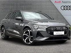 Grey Used 2022 Audi e-tron Black Edition SUV | £26,495 (Fair price)