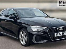 Black Used 2022 Audi A3 S-Line Hatchback | £19,544 (Fair price)