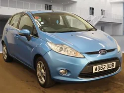 Blue Used 2012 Ford Fiesta Zetec Hatchback | £4,290 (Fair price)