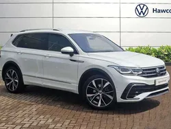 White Used 2024 VW Tiguan Allspace R-line SUV | £34,995 (Expensive)