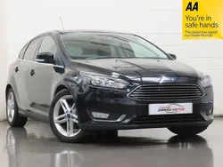 Black Used 2015 Ford Focus Titanium Hatchback | £5,195 (Fair price)
