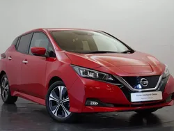 Red Used 2021 Nissan Leaf Tekna Hatchback | £11,999 (Fair price)