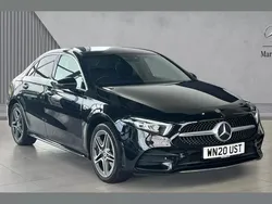 Cosmos black metallic Used 2020 Mercedes A250 AMG Line Premium Sedan | £18,893 (Fair price)