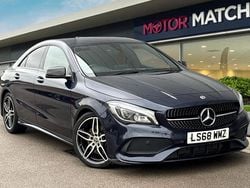 Blue Used 2018 Mercedes CLA220 AMG line Sedan | £15,490 (Fair price)