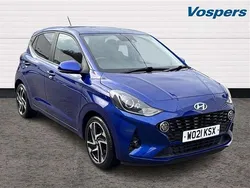 Blue Used 2021 Hyundai i10 Premium Hatchback | £13,790 (A bit pricey)