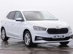 Moon white metallic Used 2024 Skoda Fabia SE L Hatchback | £18,200 (Fair price)