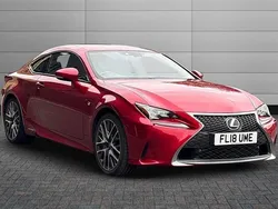 Sonic red Used 2018 Lexus RC300h Sport Line Coupe | £19,990 (Fair price)