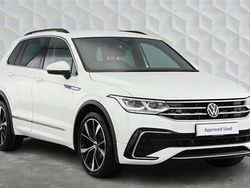 White Used 2022 VW Tiguan R-line SUV | £26,021 (Fair price)