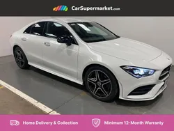 White Used 2023 Mercedes CLA200 AMG Line Premium Coupe | £23,197 (Good price)