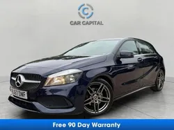 Blue Used 2017 Mercedes A180 AMG line Hatchback | £9,850 (Good price)