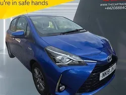 Blue Used 2019 Toyota Yaris Hybrid Hatchback | £10,788 (Fair price)