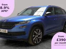 Blue Used 2021 Skoda Kodiaq SportLine SUV | £26,019 (Good price)