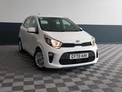 White Used 2020 Kia Picanto 2 Hatchback | £11,498 (Fair price)