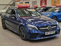 Blue Used 2020 Mercedes C300 AMG line Sedan | £17,995 (Good price)