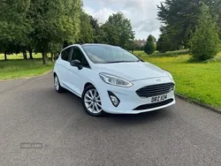 White Used 2017 Ford Fiesta Titanium Hatchback | £11,250 (Fair price)