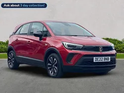 Red Used 2022 Vauxhall Crossland Design Edition SUV | £11,872 (Fair price)