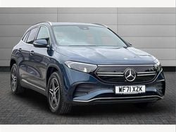 Denim blue Used 2021 Mercedes EQA250 AMG line SUV | £20,450 (Fair price)