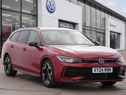 Red Used 2024 VW Passat R-line Estate | £34,499