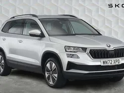 Brilliant silver metallic Used 2022 Skoda Karoq SE Drive SUV | £18,900 (Fair price)