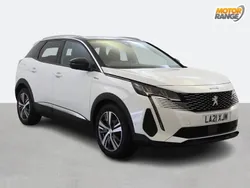 White Used 2021 Peugeot 3008 Allure Premium Hatchback | £16,095 (Fair price)