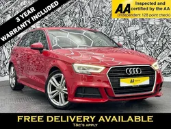 Red Used 2018 Audi A3 Sportback S-Line Hatchback | £12,895 (Good price)