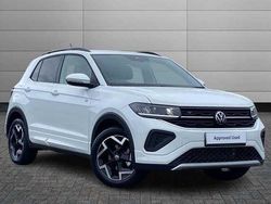 Pure white Used 2025 VW T-Cross R-line SUV | £29,064 (Expensive)