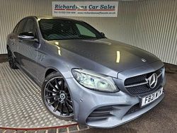 Grey Used 2021 Mercedes C220 AMG line Sedan | £23,000 (Fair price)