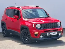 Red Used 2022 Jeep Renegade Night Eagle SUV | £17,498 (Fair price)