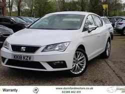 White Used 2018 Seat Leon SE Dynamic Hatchback | £9,495 (Fair price)