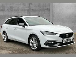 White New 2025 Seat Leon FR Estate | £24,190 (Expensive)