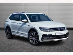 White Used 2021 VW Tiguan Allspace R-line SUV | £29,095 (A bit pricey)