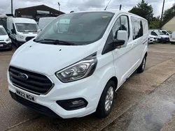 White Used 2022 Ford Transit Custom Limited Van | £16,490 (Fair price)