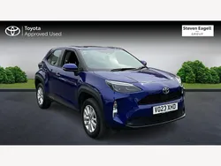 Blue Used 2023 Toyota Yaris Hybrid Hatchback | £20,406 (A bit pricey)
