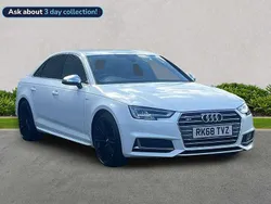 White Used 2018 Audi S4 Sedan | £25,919 (Fair price)