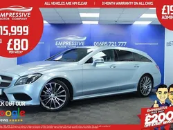 Silver Used 2016 Mercedes CLS220 Shooting Brake AMG line Estate | £15,999