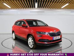 Red Used 2019 Skoda Karoq SE L SUV | £11,949 (Fair price)